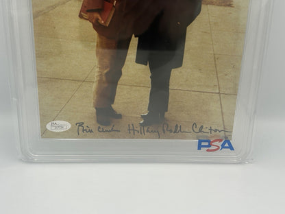 BILL & HILLARY CLINTON Signed Autographed 8x10 Photo RARE PSA ENCAPSULATED