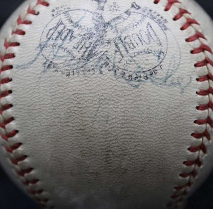 19 Hall of Famers and Stars Multi-Signed Baseball Ruth Ott +17 JSA LOA A