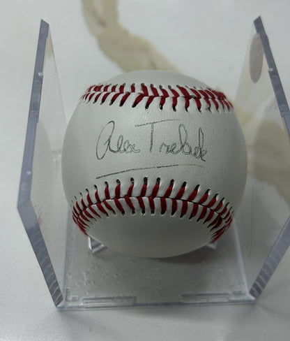 Rare Alex Trebek Autographed Baseball Signed Autograph JSA COA