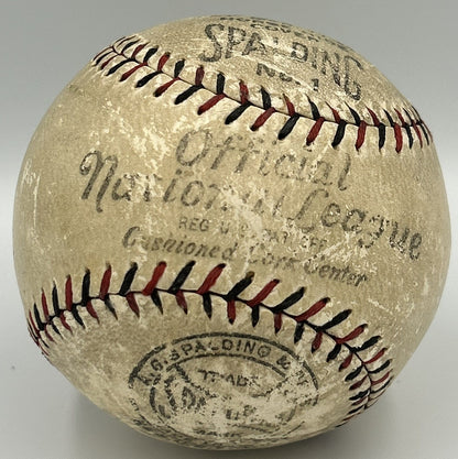 Babe Ruth, Lou Gehrig. 1926 New York Yankees Signed  Baseball JSA LOA