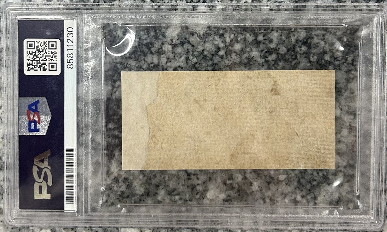Thomas Jefferson Autograph Rare Cut Signature  Signed Auto PSA Encapsulated Rare