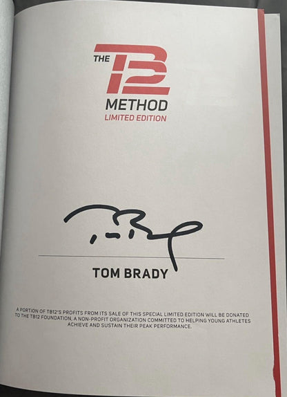 Tom Brady Autographed The TB12 Method Book - JSA LOA