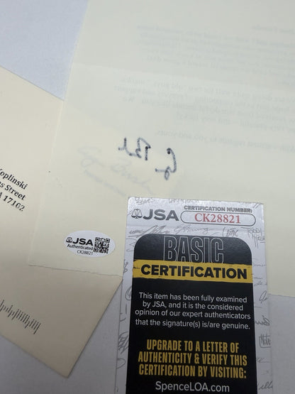 George H W Bush  Signed 2017 Letter Autograph Authentic JSA COA Late In Life