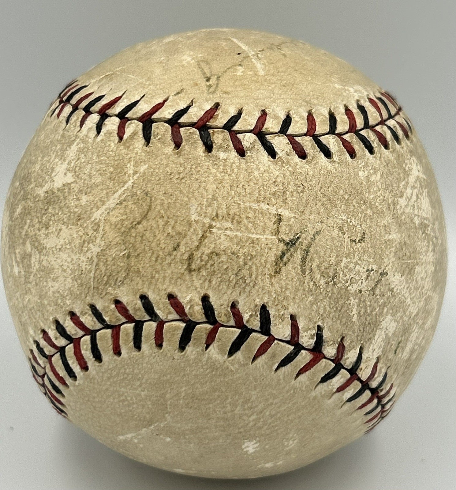 Babe Ruth, Lou Gehrig. 1926 New York Yankees Signed  Baseball JSA LOA
