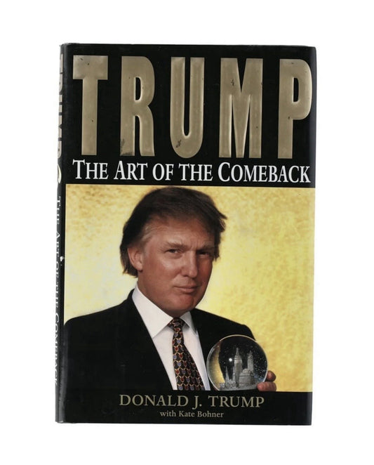 Donald Trump Signed The Art of the Comeback Book BAS LOA Rare Inscription