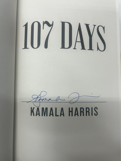 Kamala Harris SIGNED AUTOGRAPH 107 Days BOOK 1st Edition Vice President RARE