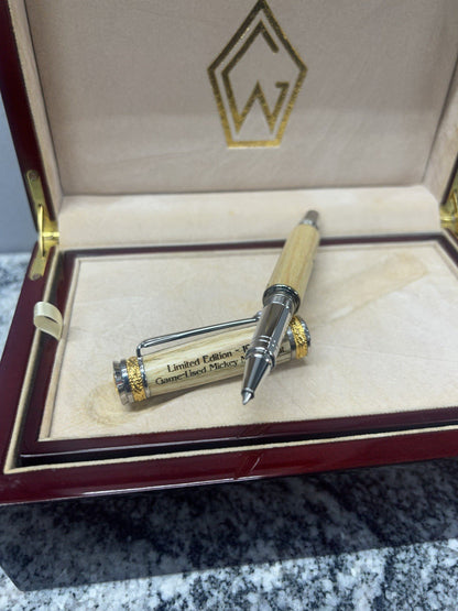 Gisi Pen Company Limited Edition Mickey Mantle Game Used Bat Wood Pen