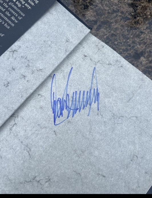 1987  Donald Trump The Art of the Deal Signed Rare Autograph