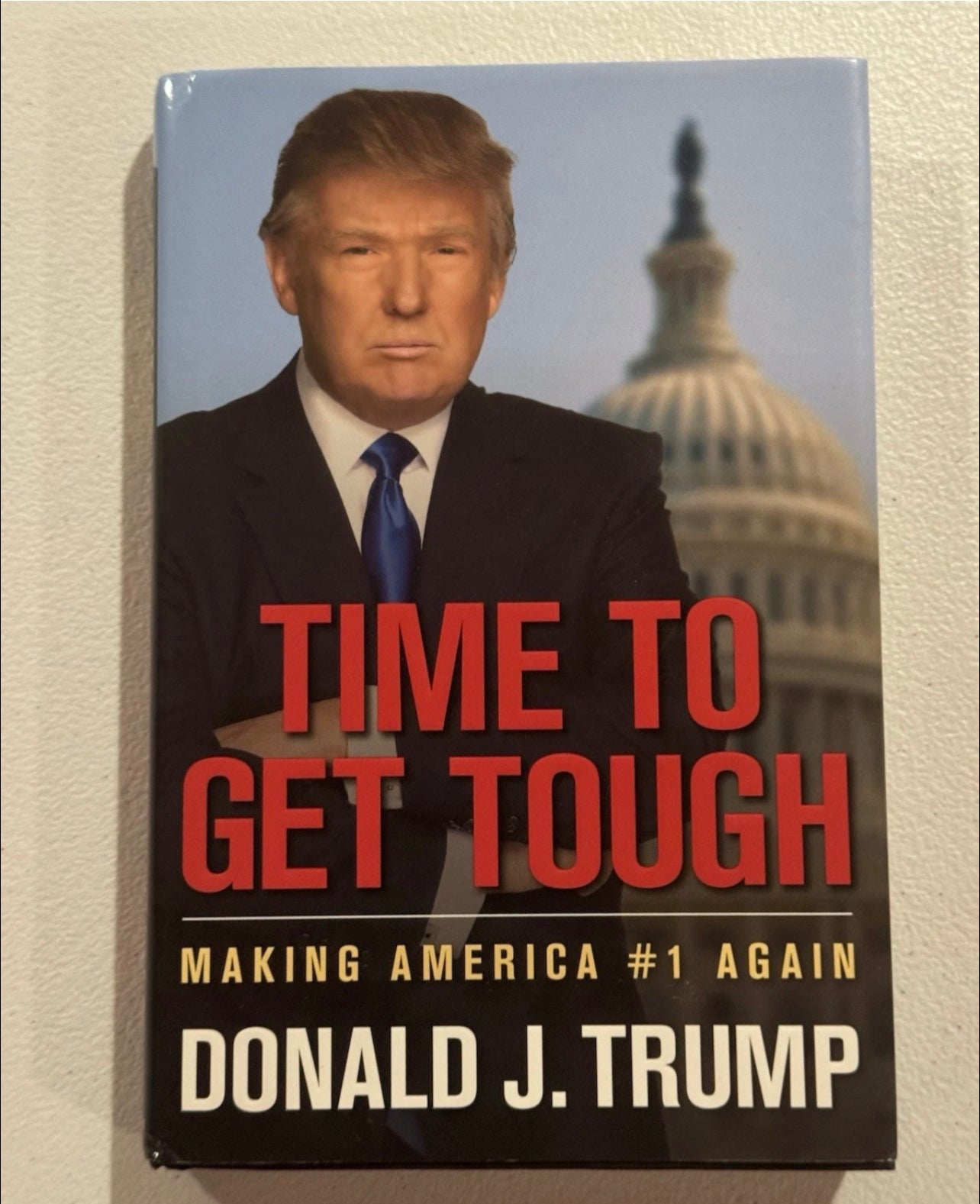 President Donald Trump Signed Autographed Time To Get Tough Book JSA