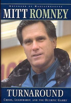 Turnaround: by MITT ROMNEY - SIGNED, Personal Signed “Uncle Mitt” RARE JSA COA